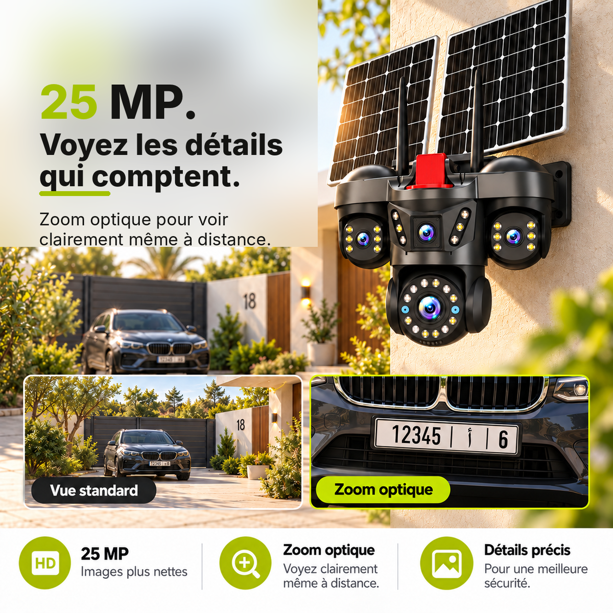 25 MP et zoom optique — version mobile