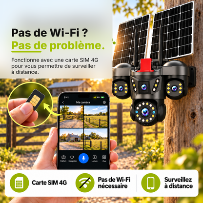 Caméra 4G avec carte SIM sans Wi-Fi — version mobile