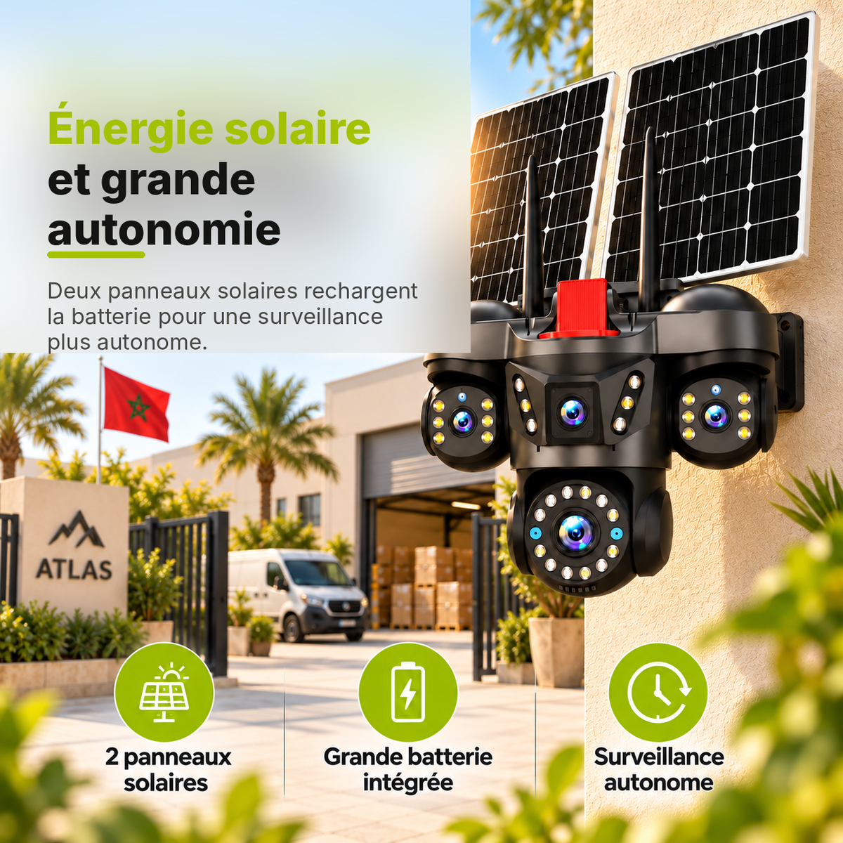 Énergie solaire et grande autonomie — version mobile