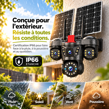 Caméra extérieure IP66 résistante aux conditions extérieures