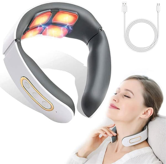 Masseur électrique chauffant pour nuque